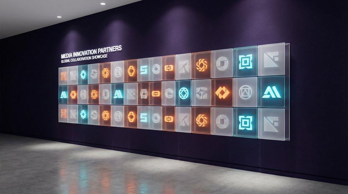 四虎官网合作影视传媒品牌墙